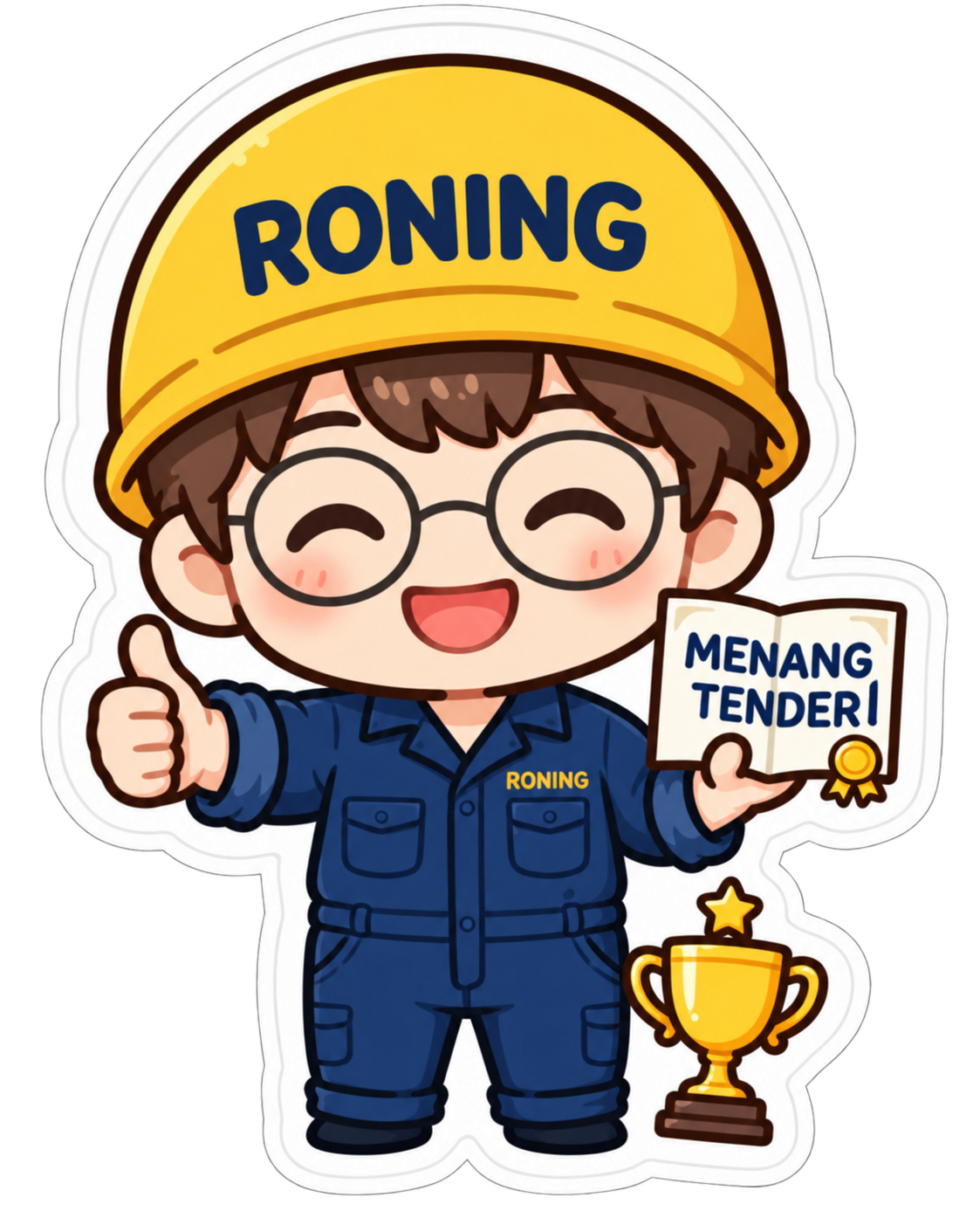 RONING sales mascot